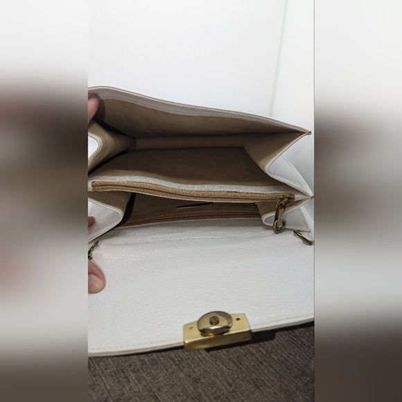 White Leather Handbag Mark Cross - Picture 5 of 7